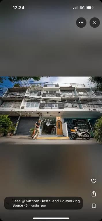 Ease@Sathorn Hostel and Co-working Space